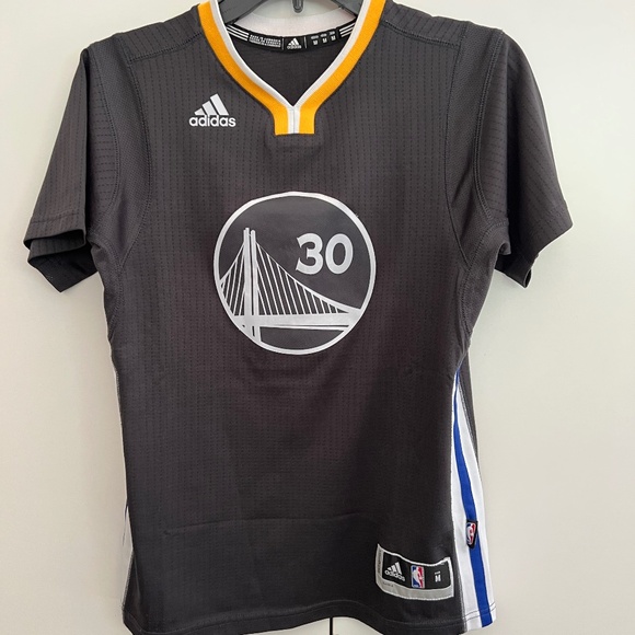Adidas-Swingman- Other - Golden State Warriors- Swingman- Adidas Jersey-#30 Stephen Curry- Youth Size M